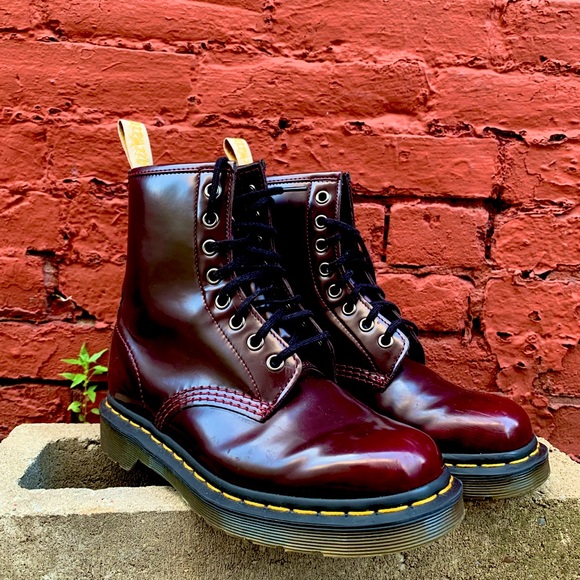 CHERRY DOC MARTENS! only worn once :) - Picture 1 of 1